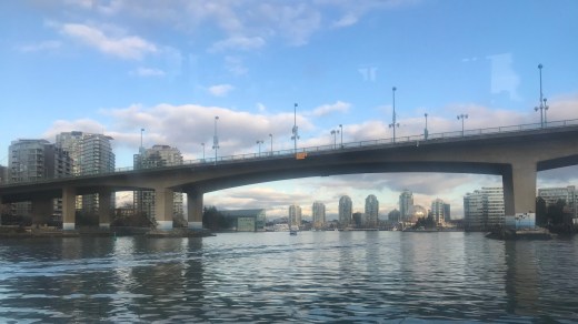 A bridge across the Vancouver Skyline